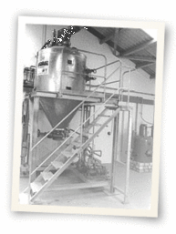 Vakuumdestillation Vacuum distillation : Vacuum distillation plant SC-1500 for solvent and solvents